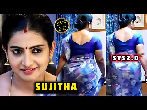 Sujitha Dhanush’s Graceful Saree Look in a Stunning South Indian Style