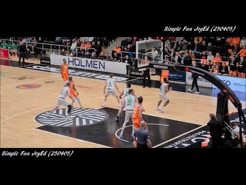 Dolphins VS Södertälje BBK - SBL Game time in Stadium Arena Norrköping