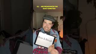 BOW vs BOUGH vs BOW   loic suberville #shorts