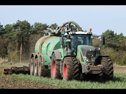 Gülle 2019: Fendt Vario 939 & Samson I Fendt Vario 818 & 820