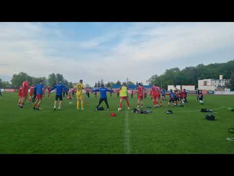 Radość Polonii Słubice z awansu do 1/2 finału Pucharu Polski