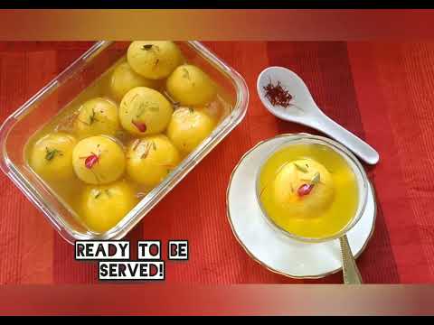 Kesar Rasgulla (Rajbhog) | Easy recipe to try at Home | Deepa's Recipes
