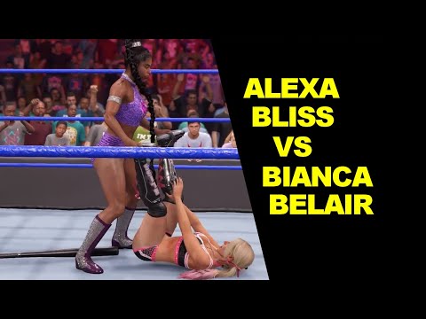 WWE 2K22 Alexa Bliss vs Bianca Belair - Extreme Rules