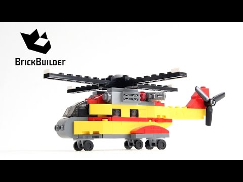 Vidéo LEGO Creator 31029 : L'hélicoptère cargo