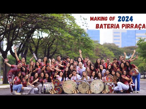 BATERIA PIRRAÇA - Making Of 2024 (Preparação para apresentação)