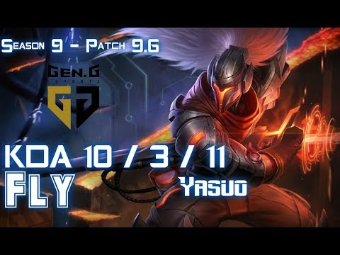 Gen Fly YASUO vs LEBLANC Mid - Patch 9.6 KR Ranked