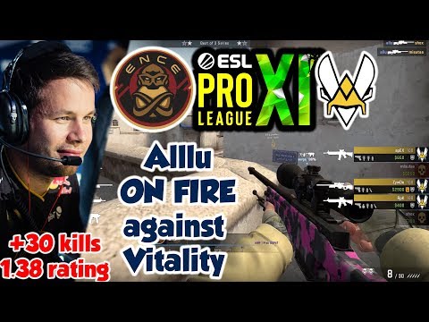 ENCE Allu vs Vitality ESL Pro League Season 11 Highlights * Dust2 | POV