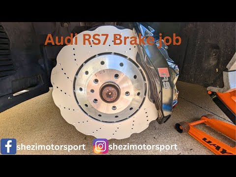 Audi RS7 Front brakes DIY