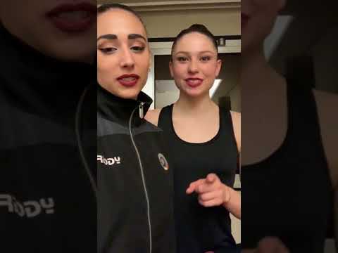 Milena Baldassari e Alessia Russo   Nazionale Itlaliana Ginnastica Ritmica