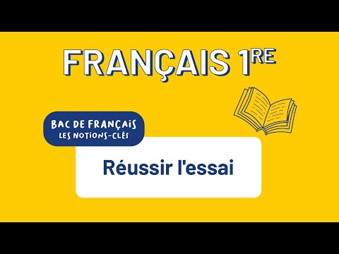 Bac de français 1re techno - Réussir l'essai