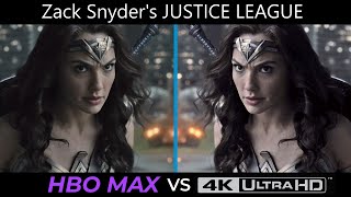 Zack Snyders Justice League 4K UHD vs HBO MAX comp