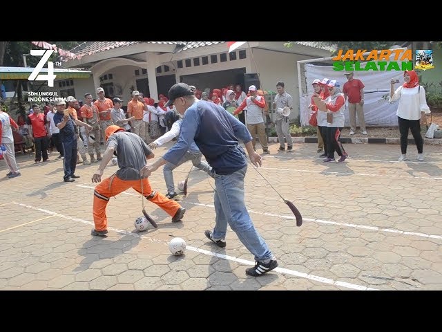 Kemeriahan Lomba HUT RI KE 74 di Kecamatan Pancoran
