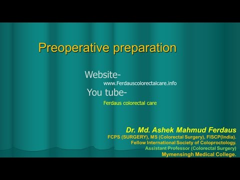 Preoperative preparation