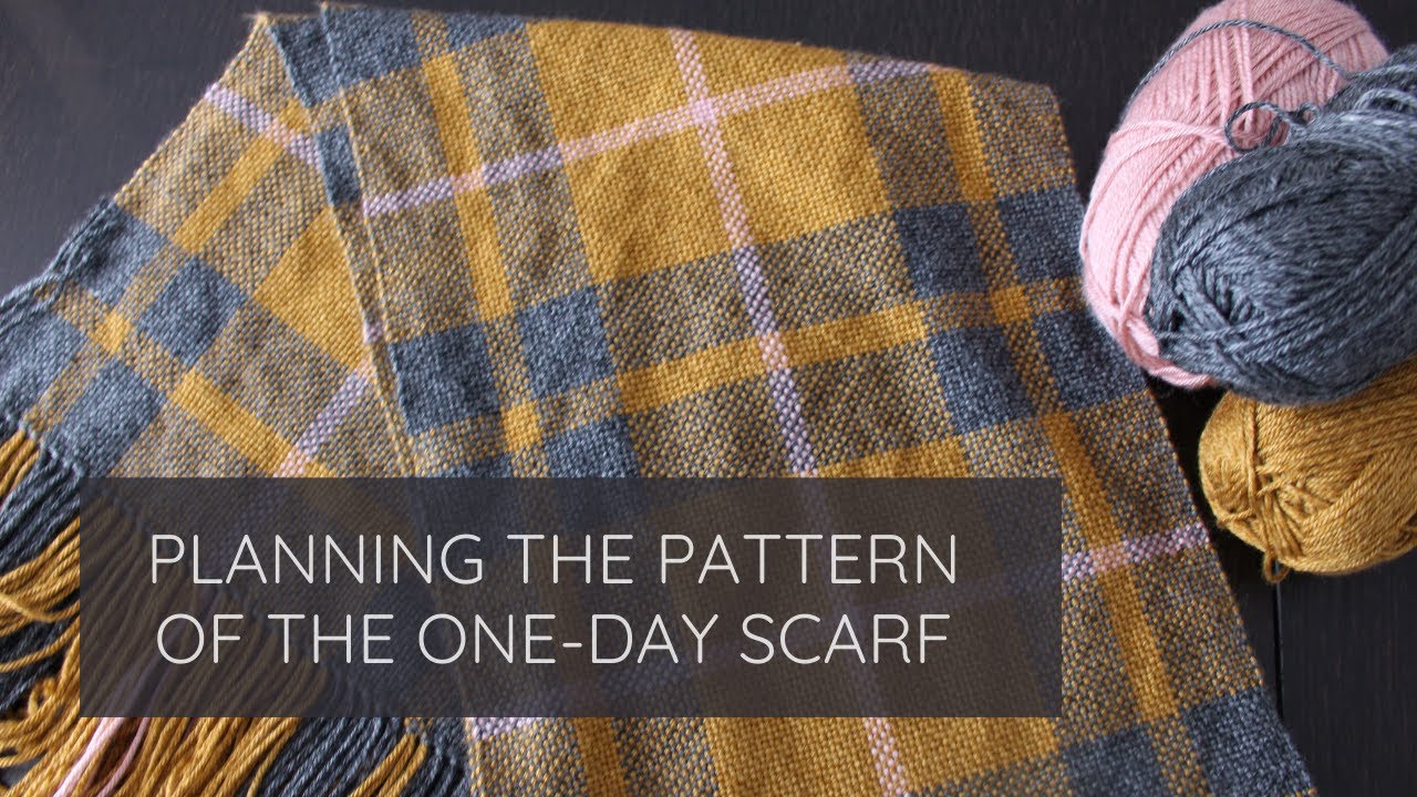 Planning the Pattern of the One-Day Scarf Using a Spreadsheet | Weaving tools for Rigid Heddle Looms