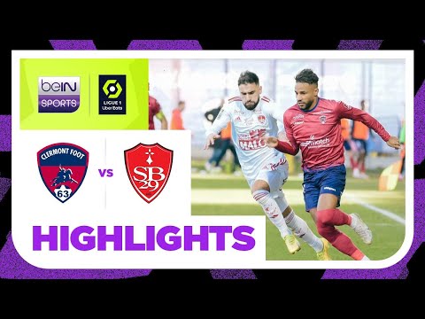Clermont Foot v Brest | Ligue 1 23/24 |  Match Highlights