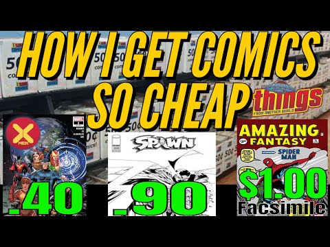 HOW YOU CAN GET COMICS FOR SO CHEAP - A comic book haul anyone can afford and how.