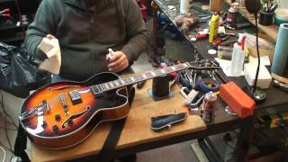 Video thumbnail for Ibanez AF75-BS: First Used Guitar I Ever Got That Needs NO Setup. by Woodeso's Guitar Mods