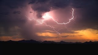 Phoenix, AZ Monsoon Micro-burst Time Lapses With Lightning - 7/8/2017