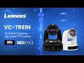 VC-TR61N 4K NDI AI Auto-Tracking 30x Zoom PTZ Camera | Lumens ProAV