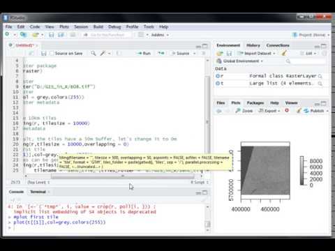 GIS in R   Raster tiling in R using Sentinel 2 data