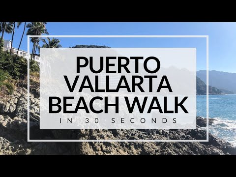 Puerto Vallarta Beach Walk to Playa Amapas and Conchas Chinas