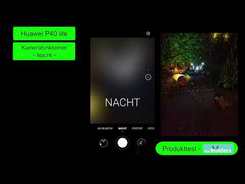 HUAWEI P40 lite - Kameraeinstellungen (Nacht)