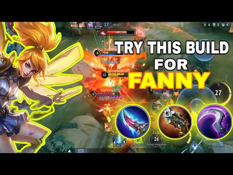 FANNY ONE SHOT CRAZY DAMAGE | FANNY BEST NEW BUILD | FANNY MOBILE LEGENDS