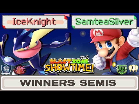 IceKnight (Greninja) vs SamteaSilver (Mario) Blast Zone: SHOWTIME! WINNERS SEMIS