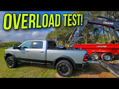 2023 RAM Rebel HD! EXTREME PAYLOAD WEIGHT Test!