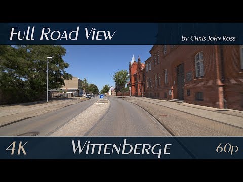Wittenberge, Brandenburg, Germany: Perleberger Straße - 4K (2160p/60p) Ultra HD
