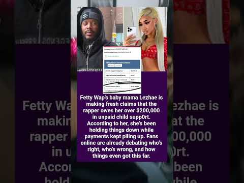 The rapper owes her over $200,000 in unpaid child supp0rt #shorts #news #rap #hiphop