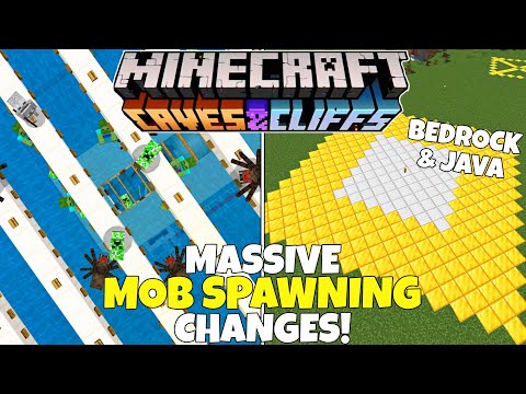 Mojang Just Changed MOB SPAWNING Massively! (Minecraft Bedrock & Java)
