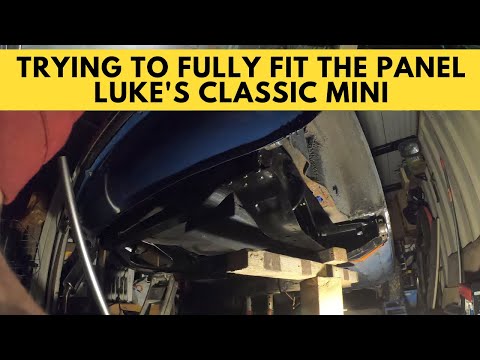 Luke's Classic Mini Part 14: Trying To Fully Mount The Heel Board Panel