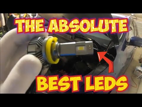 THE BEST LED HEADLIGHTS FOR ANY CAR! *AUXITO H11 LED INSTALL AND REVIEW*