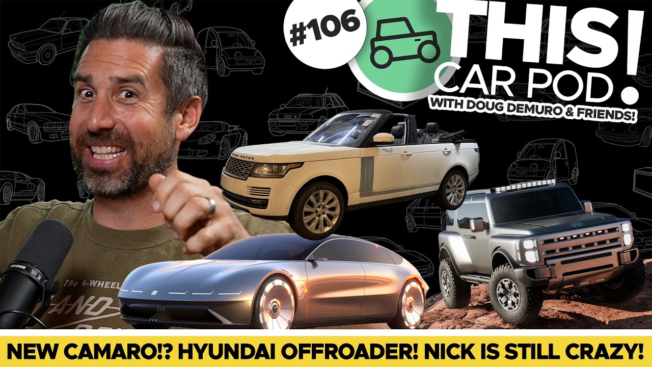 New Camaro! Porsche GT3 Convertible? Nick Bought a Convertible Range Rover! THIS CAR POD! EP106