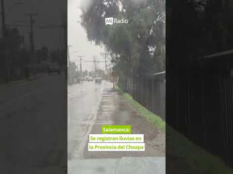 A esta hora se registran precipitaciones en la comuna de Salamanca, en la zona sur de la Región de…