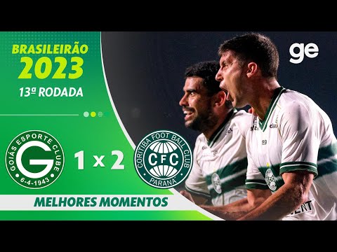 Gols e lances de Goiás x Coritiba