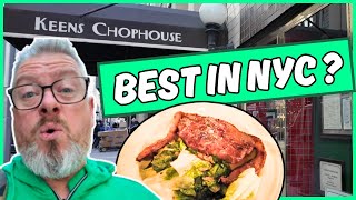 I Review The LEGENDARY KEENS STEAKHOUSE - New York's BEST RESTAURANT?