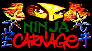 [Amstrad CPC] Ninja Carnage - Longplay