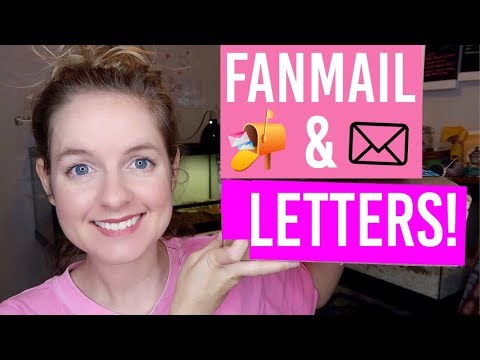 Huge Package & Fan Letter Opening