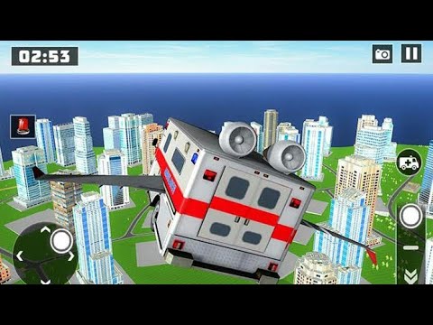 Flying City Ambulance Simulator 2020 - Drive To A Rescue Mission Duty Android Gameplay 🚑  It'x Azad
