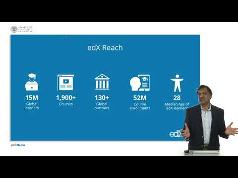 edX brief video at UPV. Anant Agarwal |  | UPV