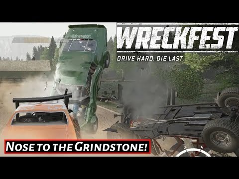 Amazing nose first crash! Wreckfest Ep58 online multiplayer PC - Xbox - PS4