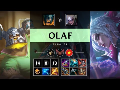 Olaf Jungle vs Diana - VN Grandmaster Patch 25.16