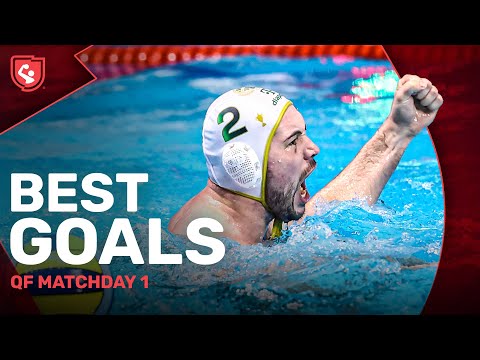 BEST GOALS | Dusan Mandic Is A Menace 🔥 | Water Polo Champions League Quarter Final Stage MD1