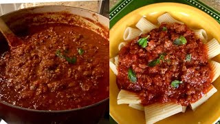 Traditional Italian Meat Sauce ( Best Using San Ma