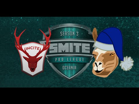 SMITE OPL S3 Winter Week 6 - Incite VS Llamas in Pyjamas Game 1