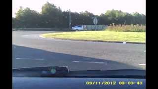 preview picture of video 'Dangerous roundabout A46 at Bidford-on-Avon'