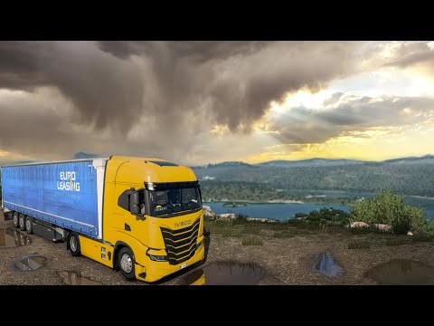 Realistic Driving Iveco New S-Way 460 Euro Truck Simulator 2 POV Drive 4K 1.53+Wheel Cam