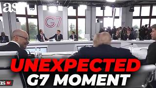 TRUMP turns a SIMPLE CHAIR change into a G7-Wide spectacle 